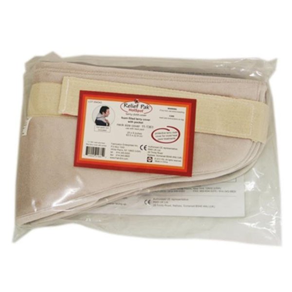 Fabrication Enterprises Fabrication Enterprises 11-1361 Relief Pak Hotspot Moist Heat Pack Cover; Neck - 9 x 24 in. 11-1361